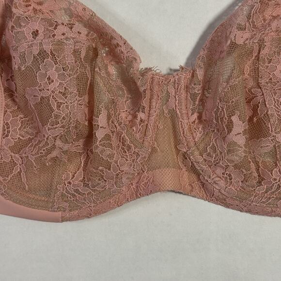 Skarlett Blue Women 38C Bra Intimates Feminine Romantic Entice Underwire Sheer - Picture 6 of 9